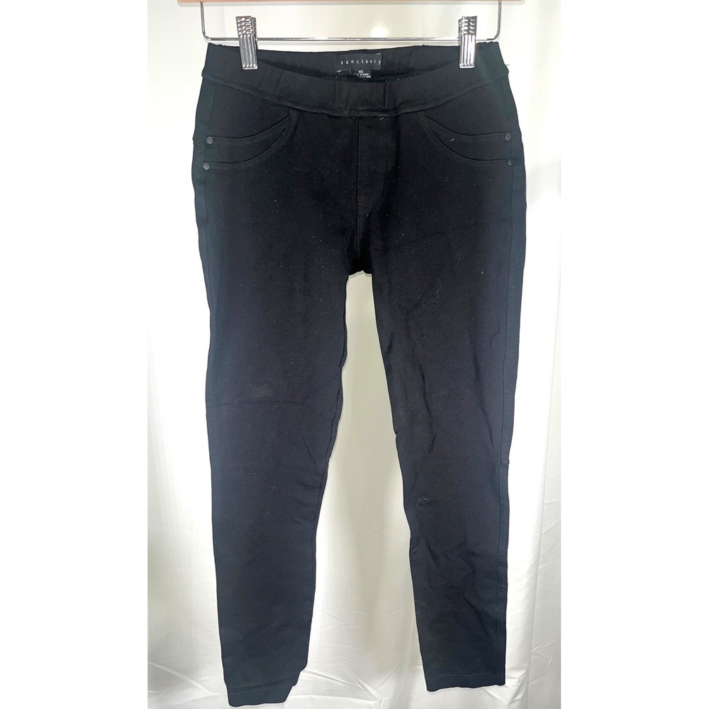Sanctuary Black Pull On Skinny Leggings XS Casual Workwear Minimalist Pants